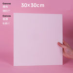 Square Shape White Painting Canvas In Multiple Sizes - eazyprintz - Top Printing Service In Singapore