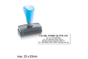 On Demand Custom Rubber Rectangle Company Stamp | eazyprintz - Top Printing Service In Singapore